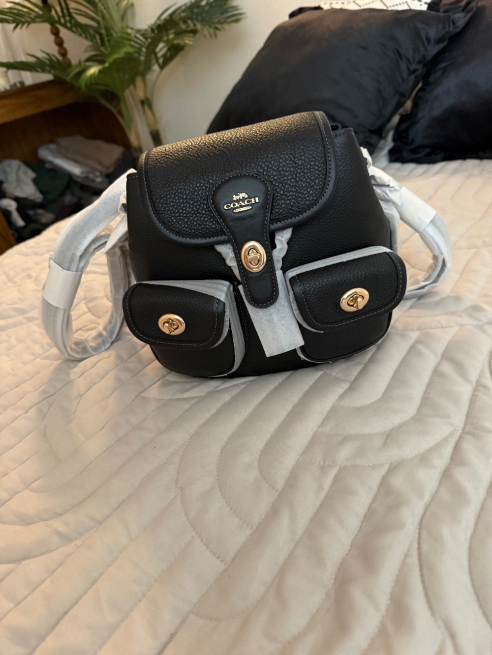 Nwt coach hadley backpack purse